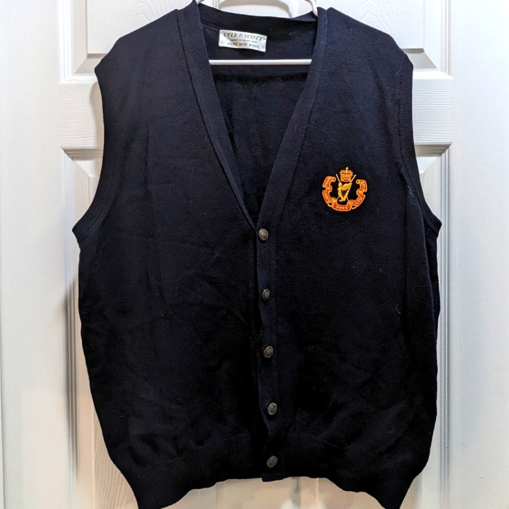 Royal Country Down Golf Club - Lyle & Scott button up Golf Sweater Vest